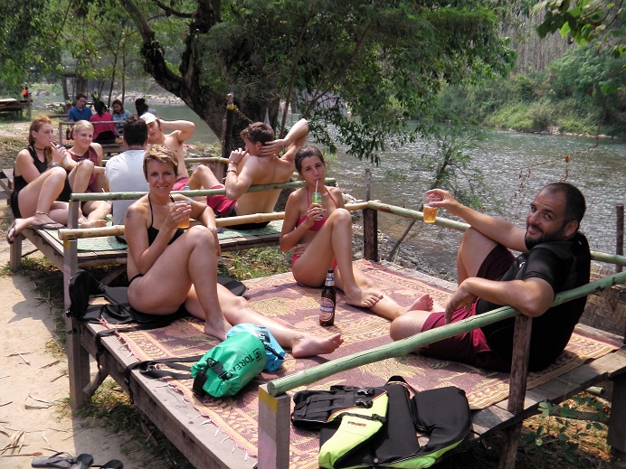 Arrêt soif Vang Vieng