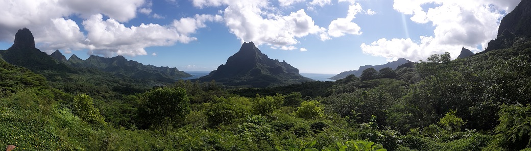 Vue du Belvédère Moorea