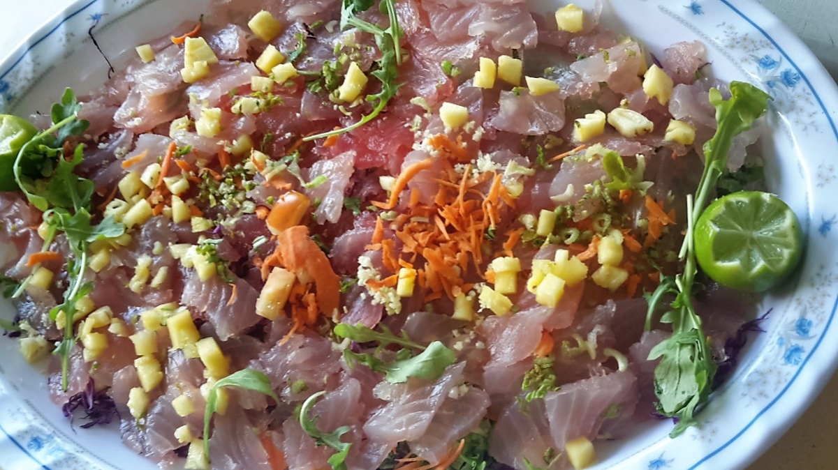 Poisson cru sauce Suzanne